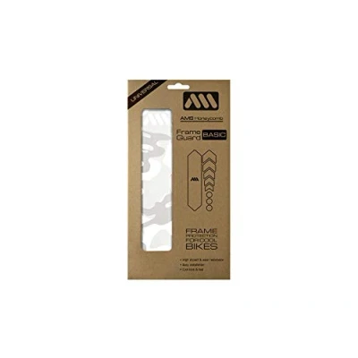 Image of All Mountain Style High Impact Frame Guard Basic Protects your bike from scratches and dings, a_NA, White/Camo