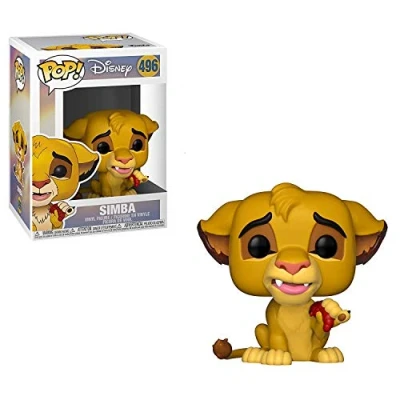 Image of Funko POP! Vinyl: Disney: the Lion King: Simba Collectable Vinyl Figure Gift Idea Official Merchandise Toys for Kids &amp; Adults Movies Fans Model Collectors and Display
