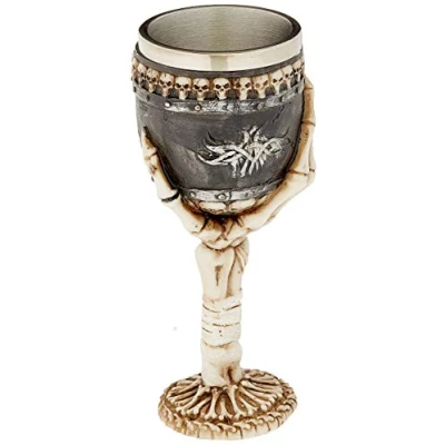 Image of Puckator Skeleton Arm Goblet SK120, Metal, Multi, 7 Count (Pack of 1)
