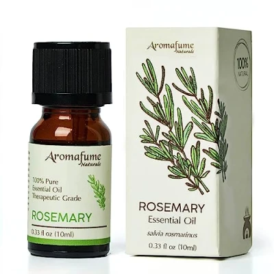 Image of AROMAFUME Rosemary Essential Oil 100% Natural, Therapeutic Grade Oils Pure, Woodsy Aromatherapy for Meditation, Home Diffusers Gifts Her 10ml