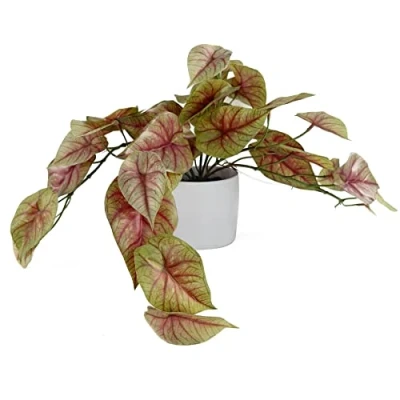 Image of Leaf Design Artificial Hanging Plants