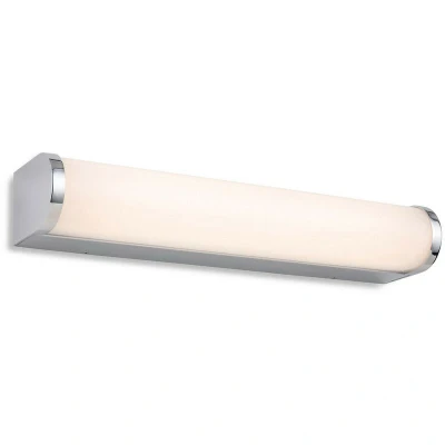 Image of Bravo Bathroom LED Wall Light 300mm Chrome with Opal Diffuser IP44