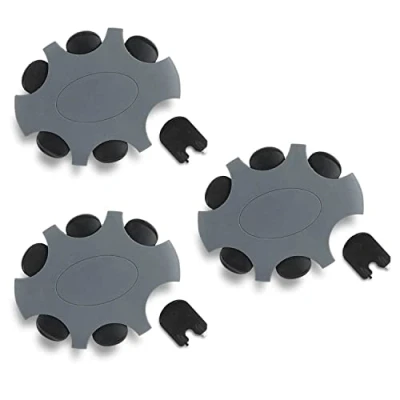 Image of JB White 18 Pieces ProWax MiniFit Wax Guards for Hearing aids Compatible with Oticon, Bernafon, and Auditio aids, 3X disks 6 Tools Filters, Black