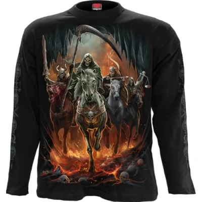 Image of Spiral Revelation Longsleeve T Shirt Black M