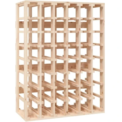 Image of vidaXL Wine Rack 70x33x94 cm Solid Wood Pine