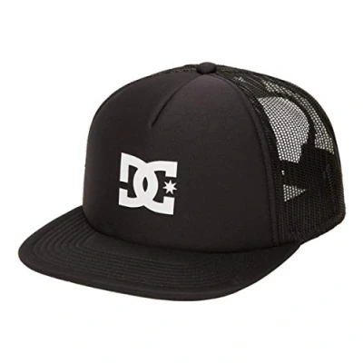 Image of DC Shoes Mens Gas Station Trucker Cap, Black