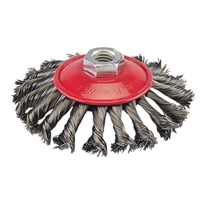 Image of Silverline Steel Twist Knot Brush 115mm