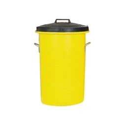 Image of Heavy Duty Coloured Dustbin 85 Litre Yellow