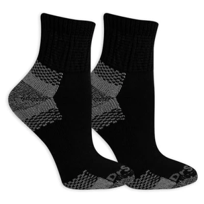 Image of Dr. Scholl&#039;s Women&#039;s Ankle Advanced Relief Socks (2 Pair Pack), Black