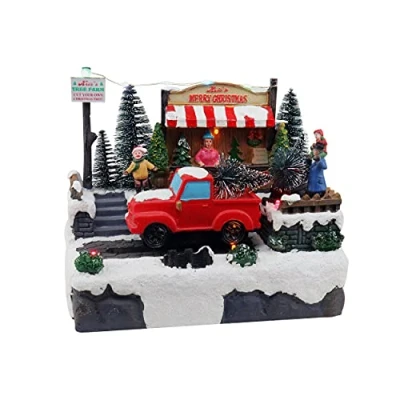 Image of Lemax Tree Delivery 93423 Transport of Christmas Trees Village Winter