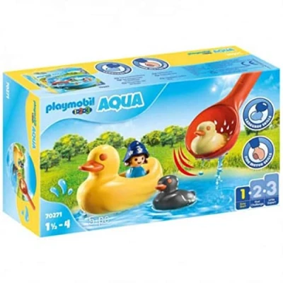 Image of PLAYMOBIL Family Fun 70906 Starter Pack Water Scooter with Banana Boat, Floats on Water, Toy for Children Ages 4+