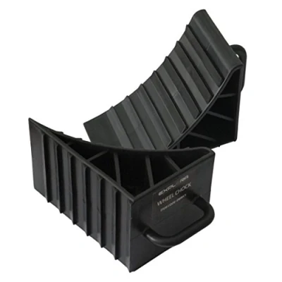 Image of Fastcar Explora® EMWC1 Pair Of Caravan &amp; Motorhome Wheel Chocks With Handles