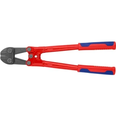 Image of Knipex Cable Shears chrome plated, insulated with multi component grips, VDE tested integrated tether attachment point for a tool 165 mm (self service card/blister) 95 16 T BK
