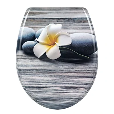 Image of WOLTU Premium Toilet Seat,Soft Close Adjustable Hinge Lid Cover for Family Bathroom
