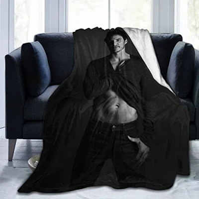 Image of YINGD Pedro Actor Pascal Flannel Blanket Bedding Fleece Soft Thow Blankets Air Conditioning For Sofa Couch Living Room