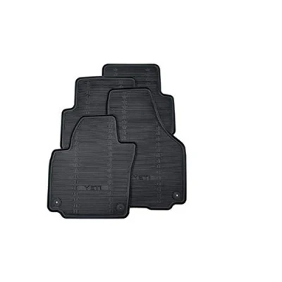 Image of Skoda 5L1 061 550 B Rubber Mats Front and Rear Yeti 2009 5L1061550B