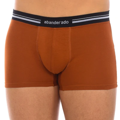 Image of Abanderado Mens Stretch cotton boxer with extra soft waistband, model A077I for men. Maximum daily comfort. Brown Size Medium