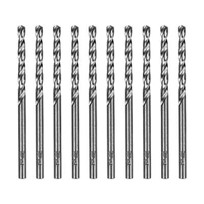 Image of 10pcs 3mm Metal Drill Bits, Cobalt Bits,Hss Bits,M35 Hss Gold Jobber Bit Set, Metric High Speed Steel for Drilling Stainless &amp; Hard Metal, Cast Iron, Copper, Aluminum