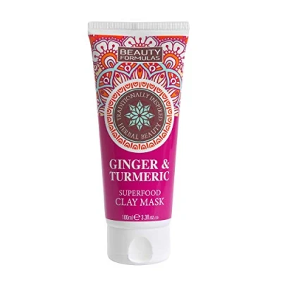 Image of Beauty Formulas Ginger &amp; Turmeric Superfood Clay Mask