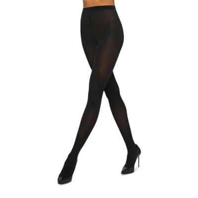 Image of Wolford Women&#039;s Velvet de Luxe 50 Tights, DEN, Blue (Admiral), Small (Size: S)