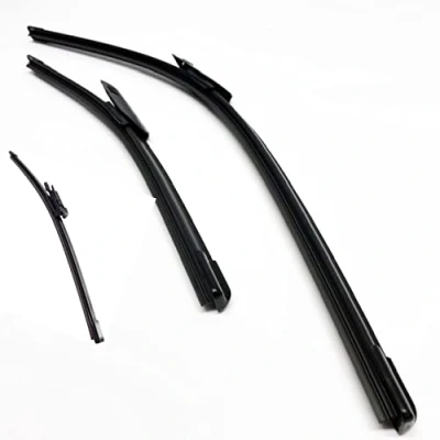 Image of Wiper Blades Full Set of 3 Fits Audi A3 2020 Onwards Direct Fit Front 26&quot;19&quot; HY 033 12x1