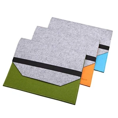 Image of 3Pcs Felt File Folders Expanding A4 Paper Organizer Document Carrier Bag Portable Envelope Handbag