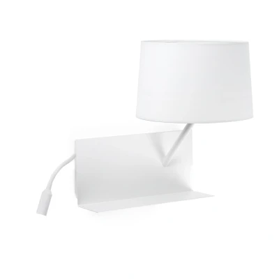 Image of Handy 1 Light Indoor Wall Reading Lamp White, E27
