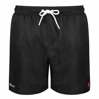 Image of Ellesse Stretch Waist Graphic Logo Navy Salerno Mens Swim Shorts 6 14033