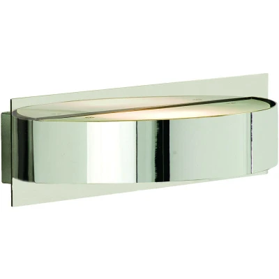 Image of Vega Wall Light Chrome, Glass