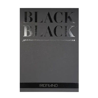Image of Fabriano Black Pad, 11.75&quot; x 16.5&quot;