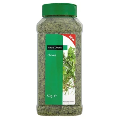Image of Chef&#039;s Larder Chives 50g (Pack of 6 x 50g)