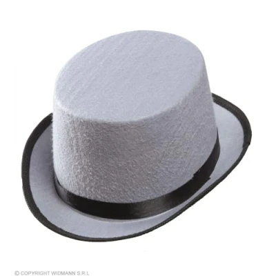 Image of Top Felt Child Size Grey Hats Caps &amp; Headwear for Fancy Dress Costumes Accessory