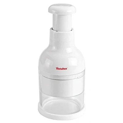 Image of Metaltex Twist Vegetable/Onion Chopper, White