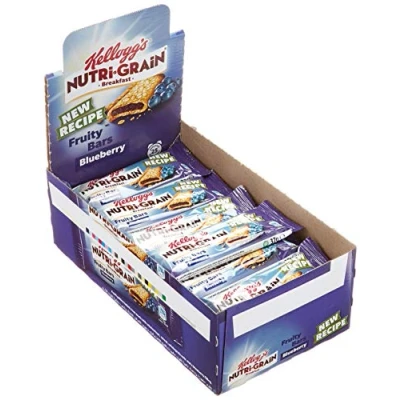 Image of Kellogg&#039;s Nutri Grain Breakfast Bars Blueberry (pack of 25)