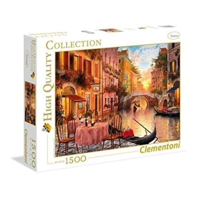 Image of Clementoni 316687 31668 Collection Venezia 1500 Pieces, Multicolored