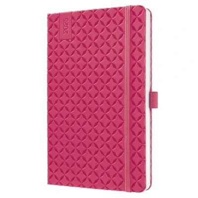 Image of SIGEL J5105 Jolie Weekly Planner 2025, hardcover, 13,5 x 20,3 cm, 174 Pages, Pink