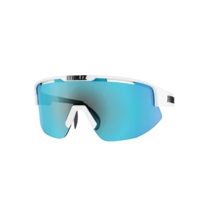 Image of Bliz Active Matrix Unisex White Sunglasses ONESIZE for Ultimate Running Performance and Style