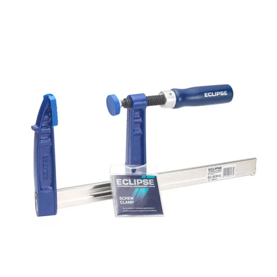 Image of Eclipse Professional Tools EC SCR12 120mm Depth Screw Clamp 300mm (12&quot;) Clamping Capacity