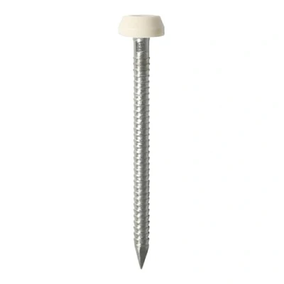 Image of 3x TIMCO Polymer Headed Pins A4 Stainless Steel Cream PP40CC Pack of 250