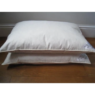 Image of The Bettersleep Company Hotel Quality Goose Feather &amp; Down Pillow Pair 100% Cotton Cover