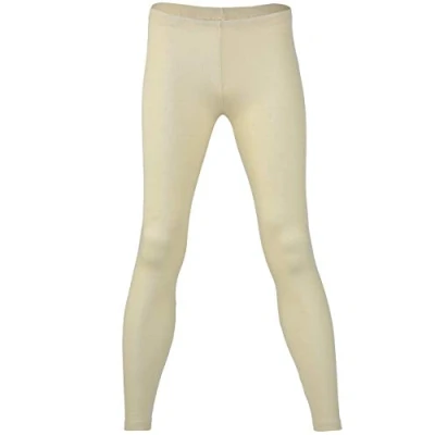 Image of Wool Silk Women&#039;s Leggings, Size UK 8 18, 2 Colours Beige 16
