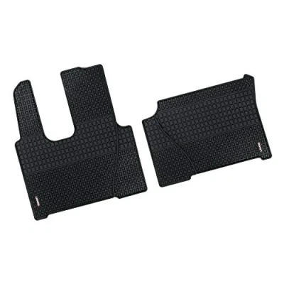 Image of Pair of tailored eco rubber truck mats compatible for Mercedes Actros MP4 (09/11&gt;09/19) Antos (09/12&gt;) MP5 (10/19&gt;)