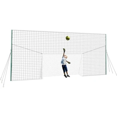 Image of Open Goaaal Soccer Goal with Rebound Net No Hassle Getting the Ball, Standard Size