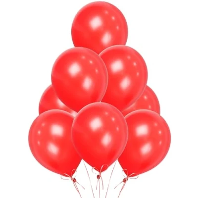 Image of 50pcs Plain 12&quot; Red Helium Quality Latex Balloons Birthday Wedding Anniversary Christening Christmas Communion Party Decoration Baloon