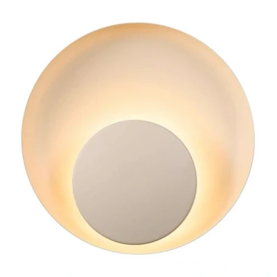 Image of Nordlux Marsi LED wall light with a cable/plug, beige