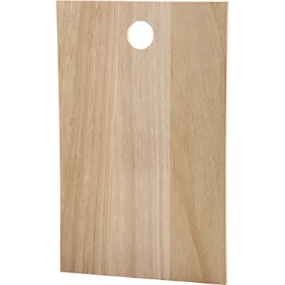 Image of Wooden Plate, size 35x22 cm, thickness 13 Empress Tree, 1pc