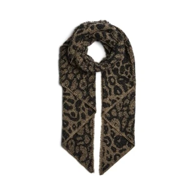 Image of PIECES Women&#039;s Pcpyron Long Animal Scarf Noos Bc, Tigers Eye/AOP: Leo, One Size