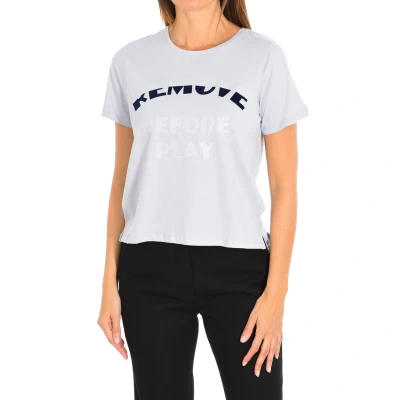 Image of Eleven Paris ETESSA 17F2TS14 WoMens short sleeve t shirt Grey Cotton Size X Small