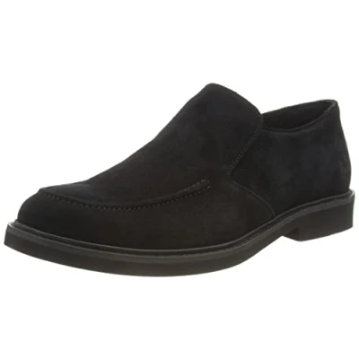 Image of Hush Puppies Mens Earl Slip On Loafer, Black, 10 UK