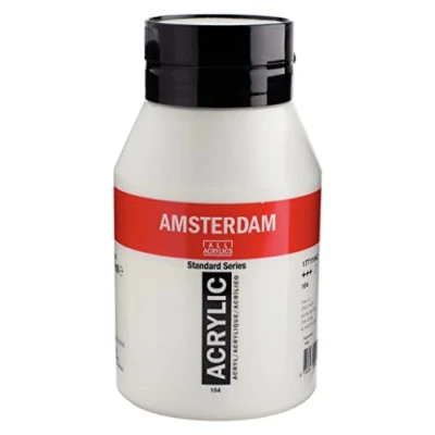 Image of Amsterdam Acrylic 1LTR Paint Zinc white